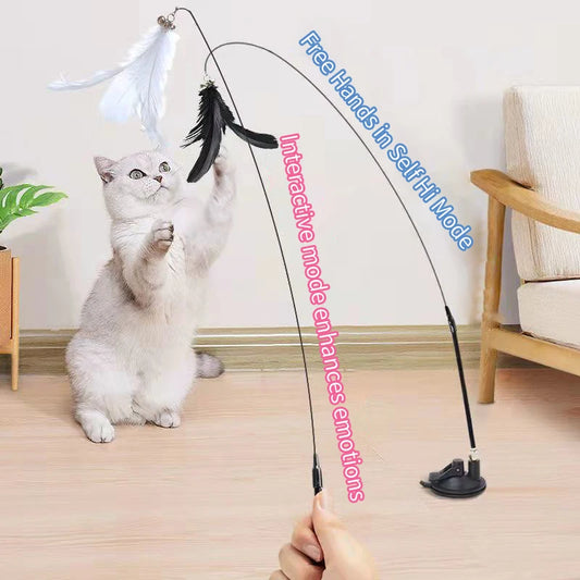 Cat Teaser Wand | Medium to Large Sized Cat Toy