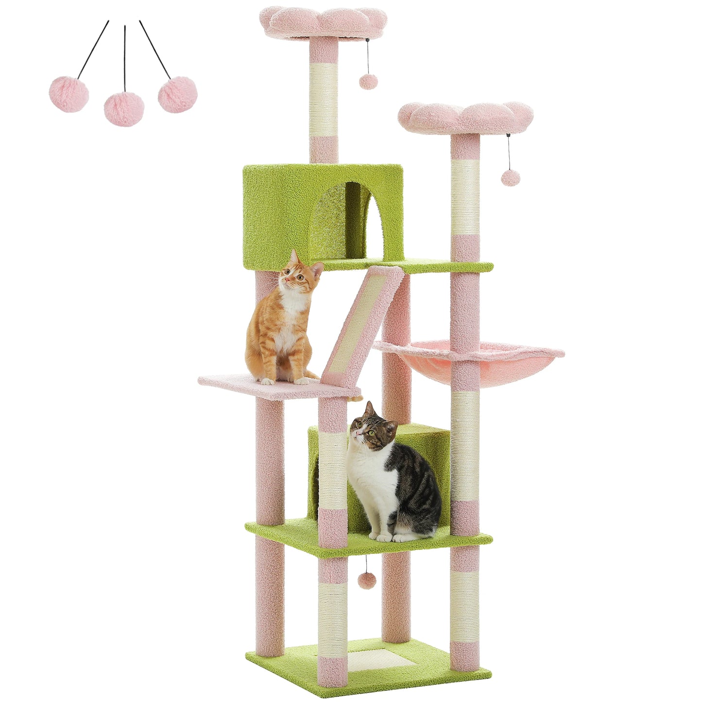 Multi-level Cat Tree Tower | Medium to Large Sized Cat Toy