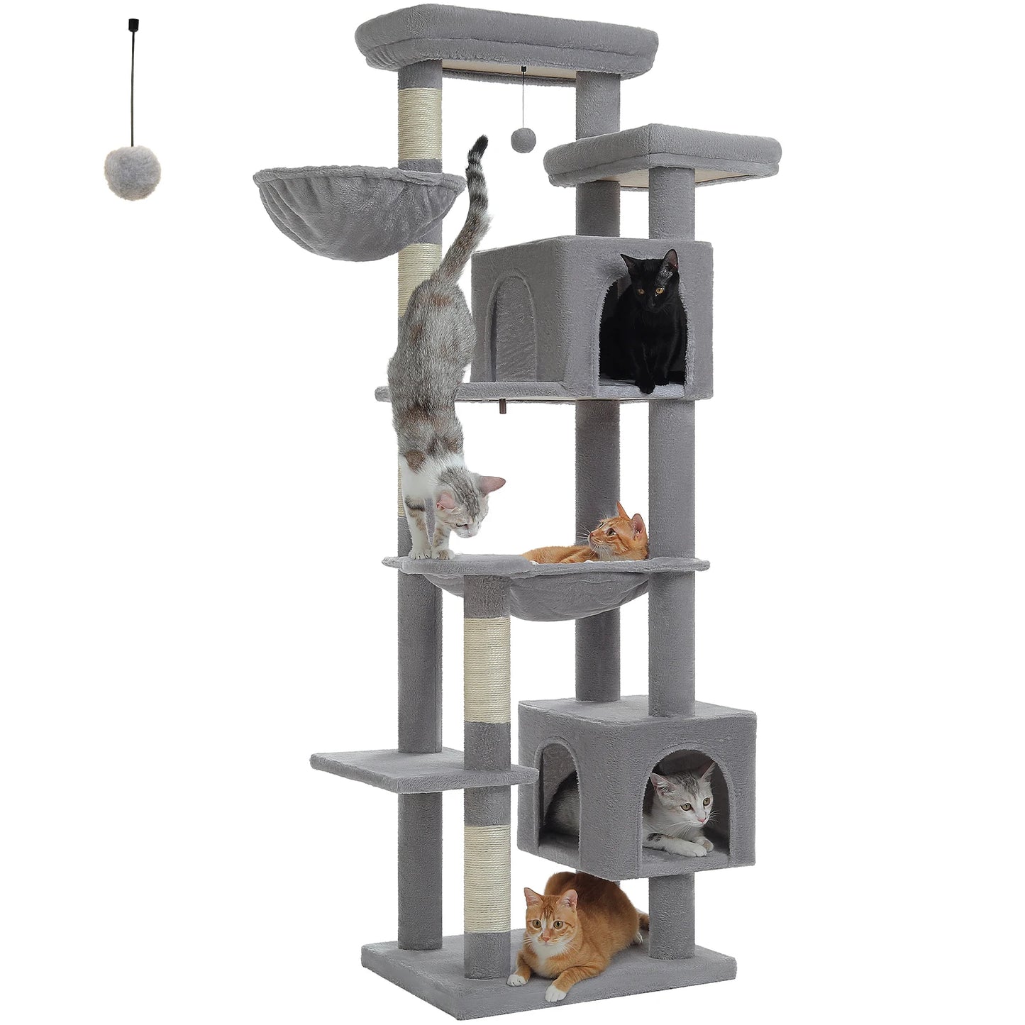 Multi-level Cat Tree Tower | Medium to Large Sized Cat Toy