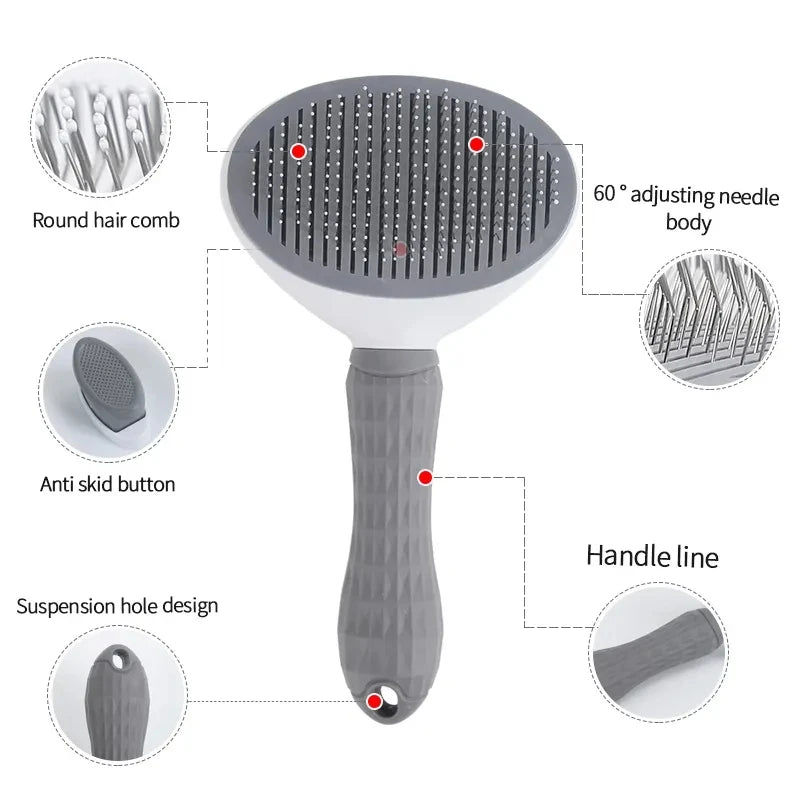 Pet Hair Remover Brush | Medium to Large Sized Cat Brush